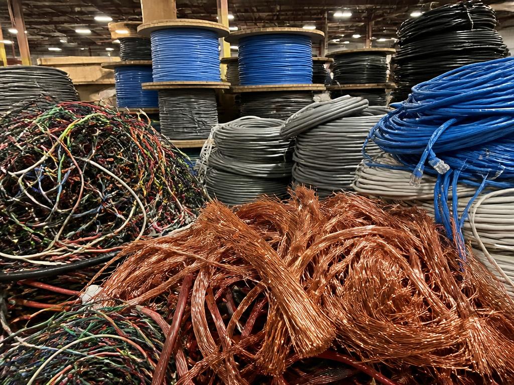 Wires & Cables scrap accepted by Kam Wai Recycling